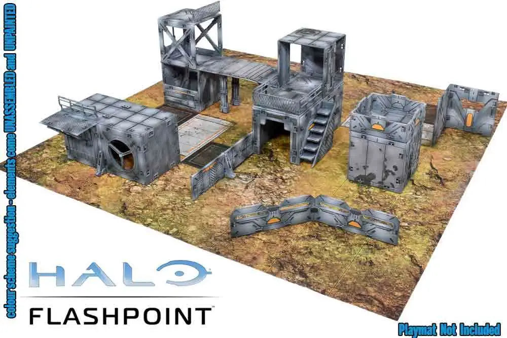HALO: FLASHPOINT - DELUXE BUILDABLE 3D TERRAIN SET