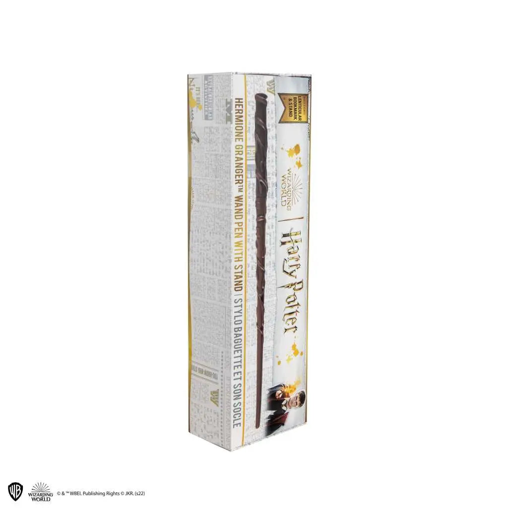 HARRY POTTER HERMIONE WAND PEN IN STAND