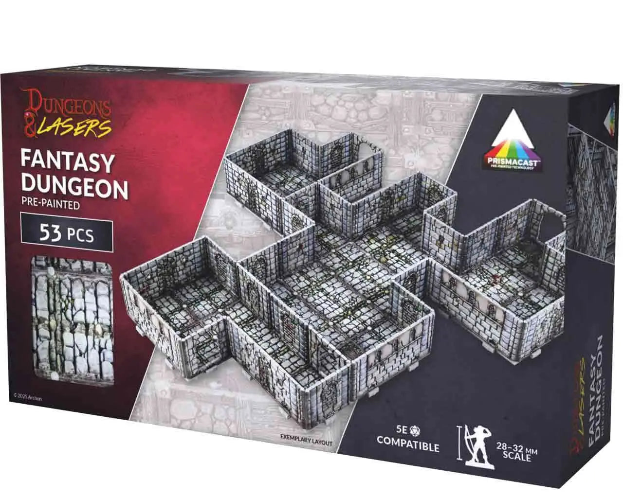 DUNGEONS & LASERS:FANTASY DUNGEON - PRISMACAST PRE-PAINTED TERRAINS