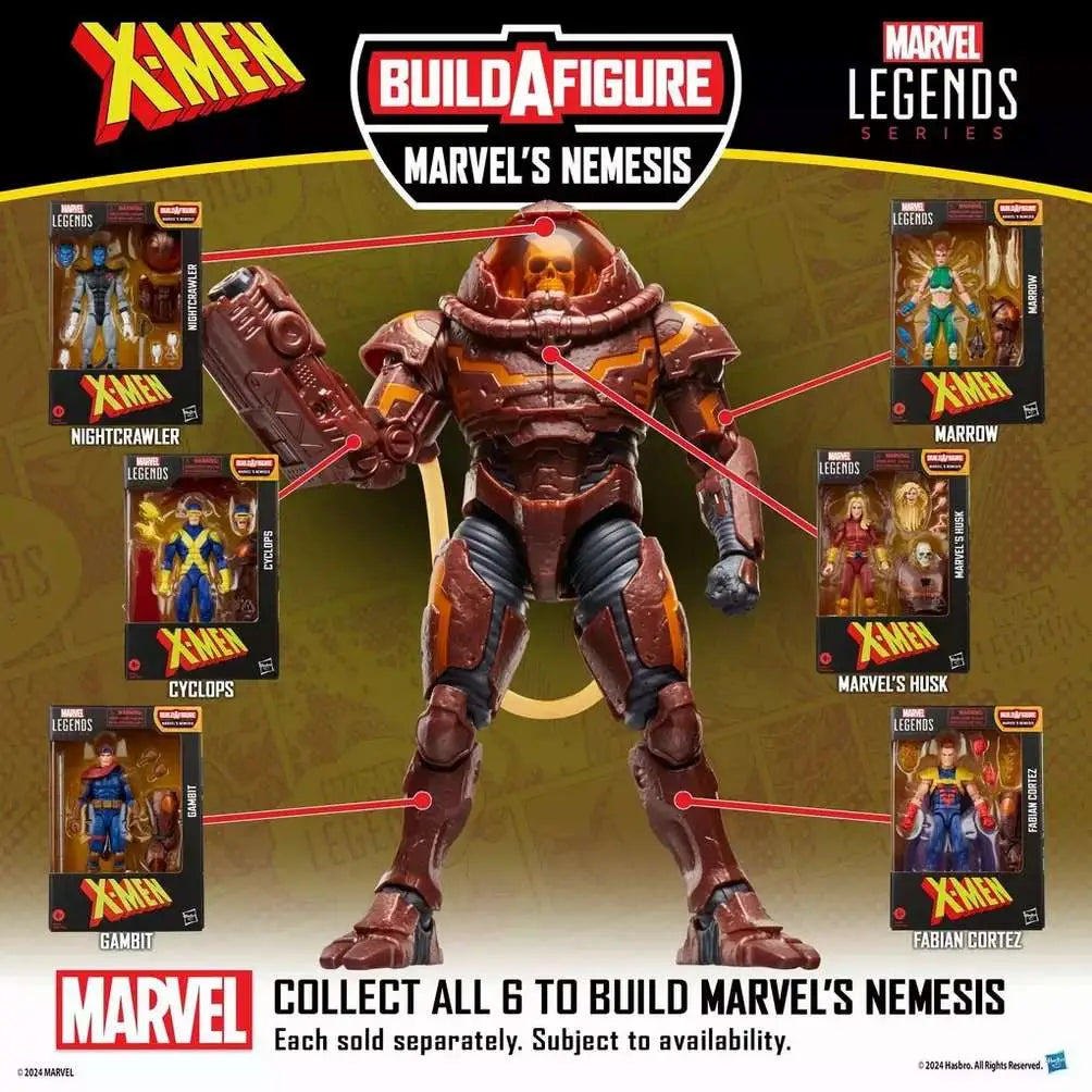 MARVEL LEGENDS X-MEN NEMESIS FABIAN CORTEZ ACTION FIGURE