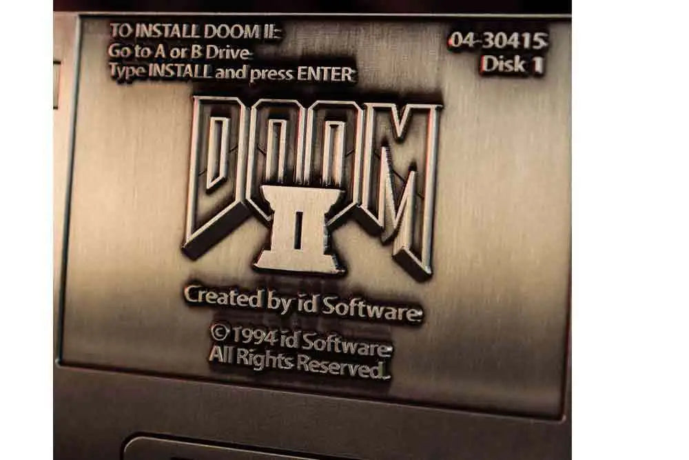 DOOM 2 FLOPPY DISK LIMITED EDITION REPLICA