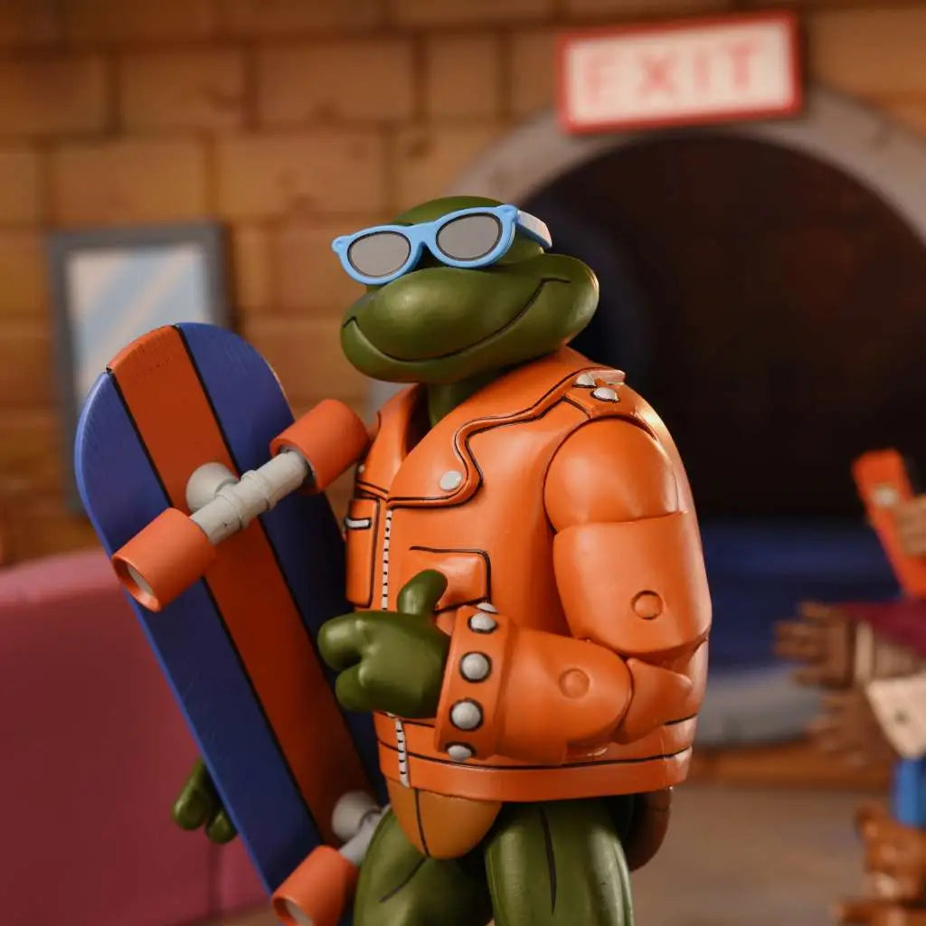 TMNT CARTOON PUNK LEO & PUNK RAPH 2PACK AF