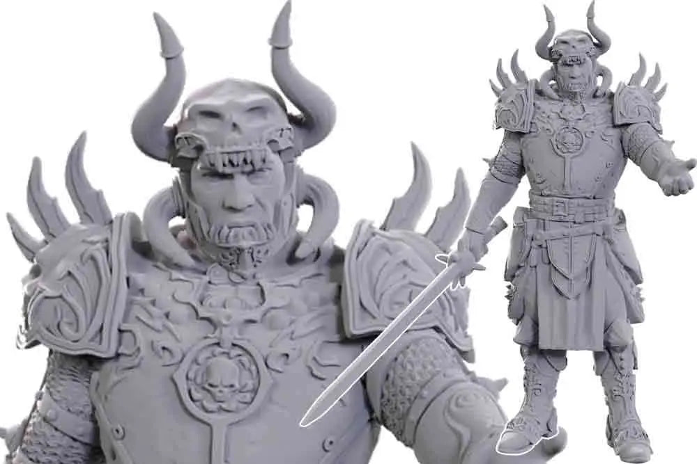 DUNGEONS & DRAGONS - NOLZUR MARVELOUS MINIATURES - SPECIAL EDITION BALDUR GATE 3 — SAREVOK ANCHEV & RAPHAEL