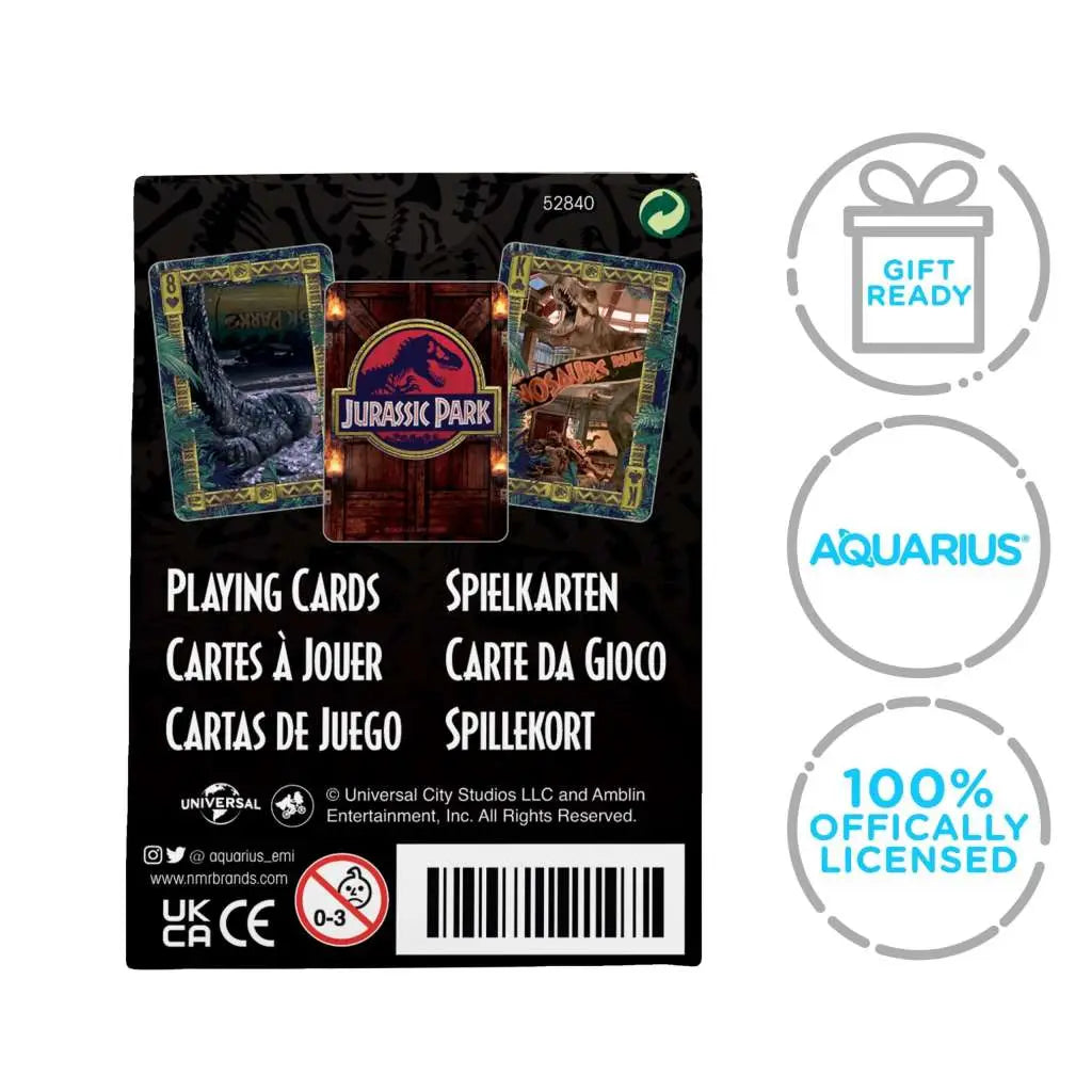 JURASSIC PARK PLAYING CARDS