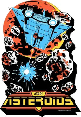ATARI ASTEROIDS FUNKY CHUNKY MAGNET