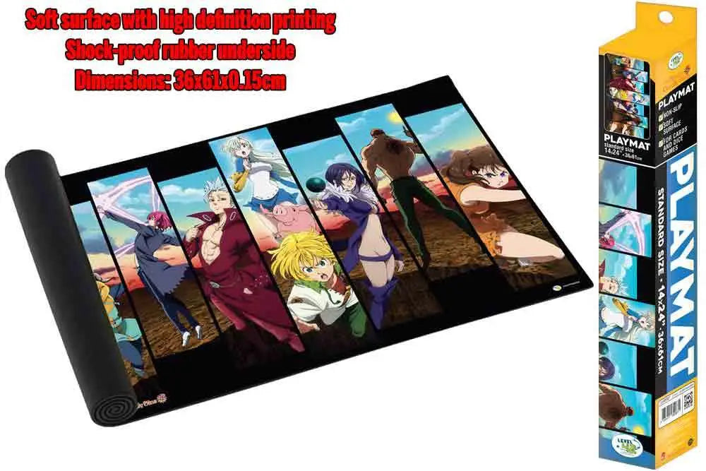 SEVEN DEADLY SINS PLAYMAT HEROES TEAM