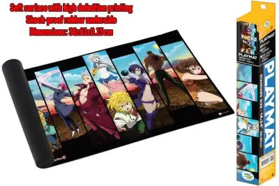 SEVEN DEADLY SINS PLAYMAT HEROES TEAM