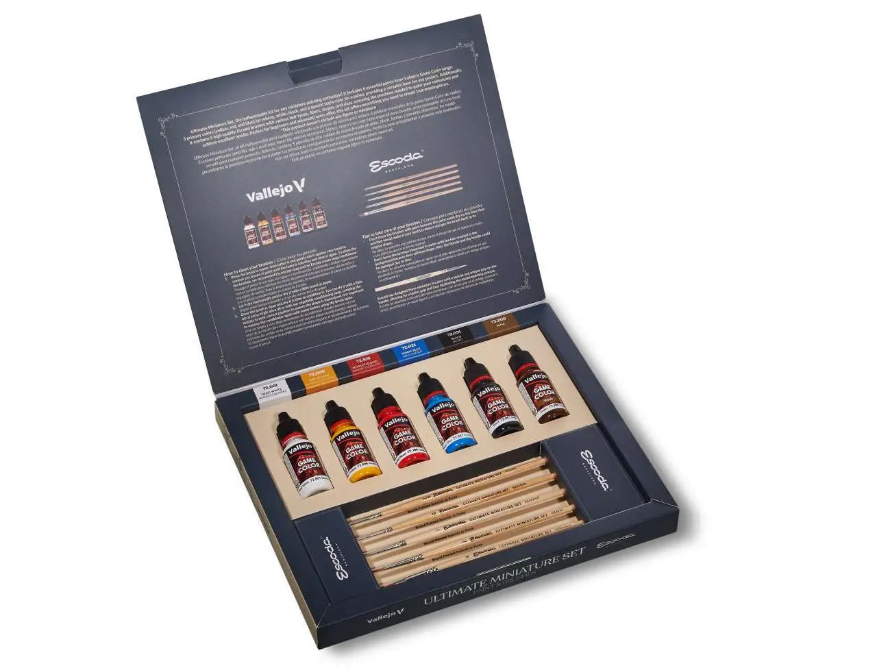 ULTIMATE MINIATURE SET PAINT AND BRUSHES 72206