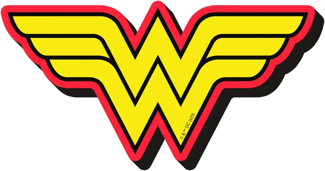 DC COMICS WONDER WOMAN LOGO FUNKY CHUNKY MAGNET