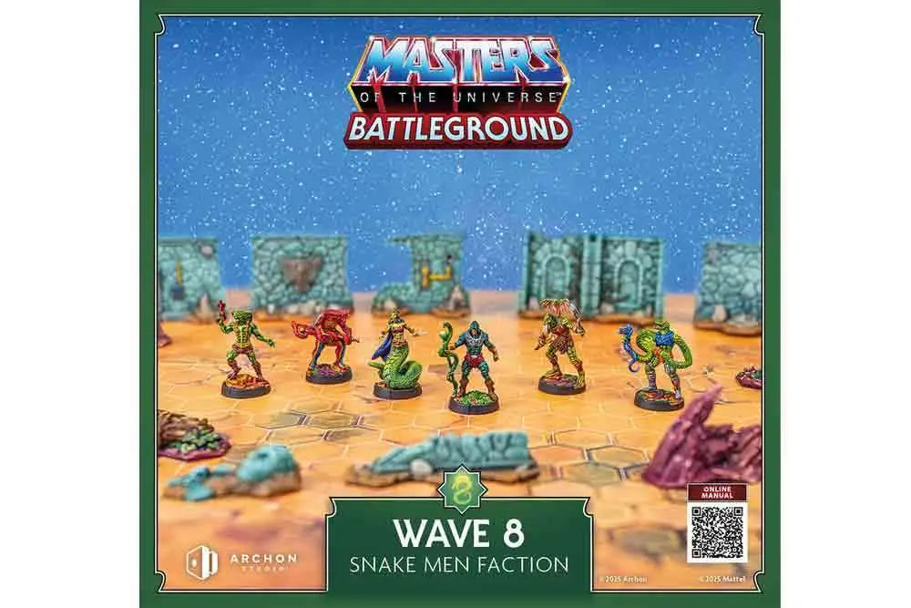 MASTERS OF THE UNIVERSE BATTLEGROUND - WAVE 8: SNAKE MEN FACTION - EDICION ESPANOLA