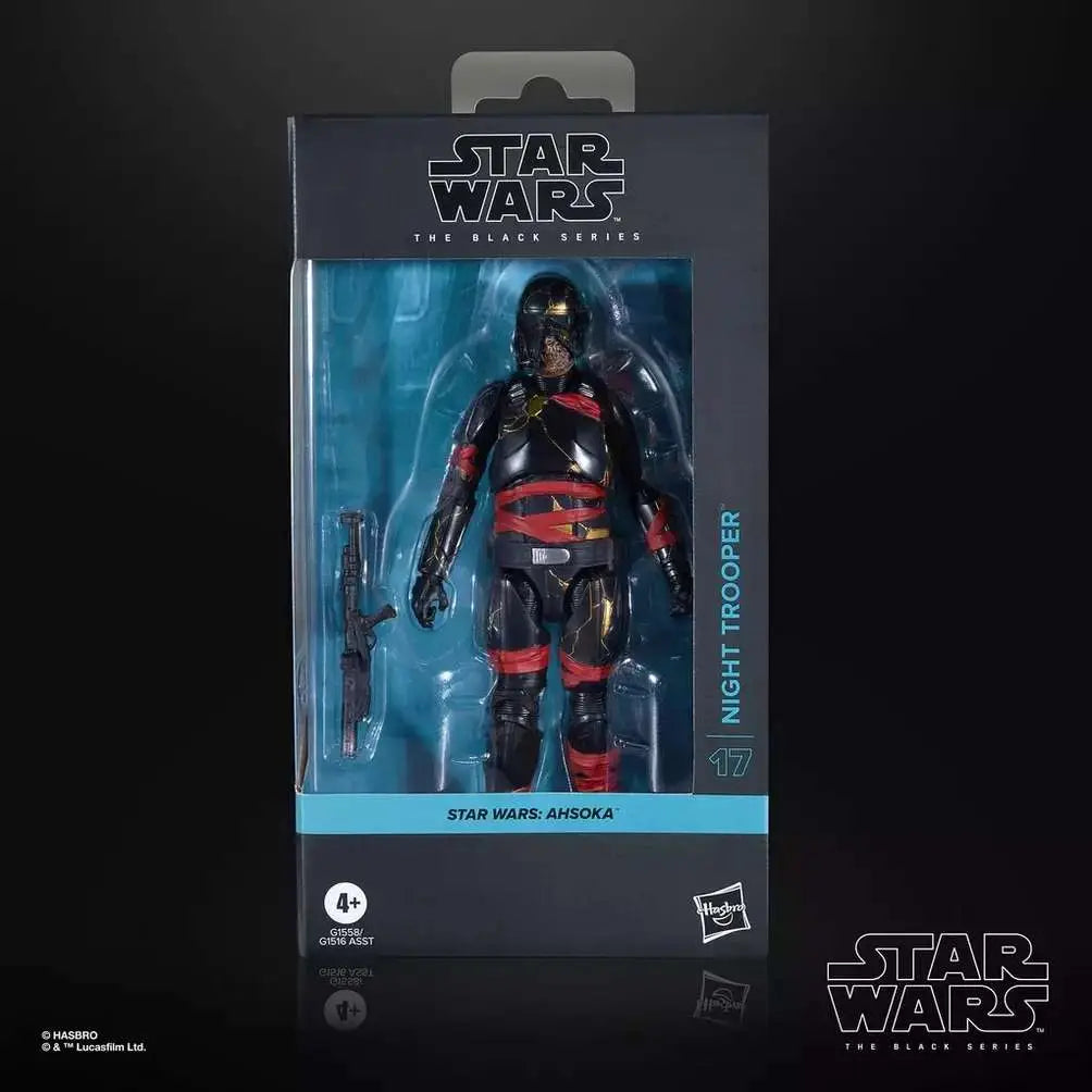 STAR WARS BLACK SERIES AHSOKA NIGHT TROOPER ACTION FIGURE