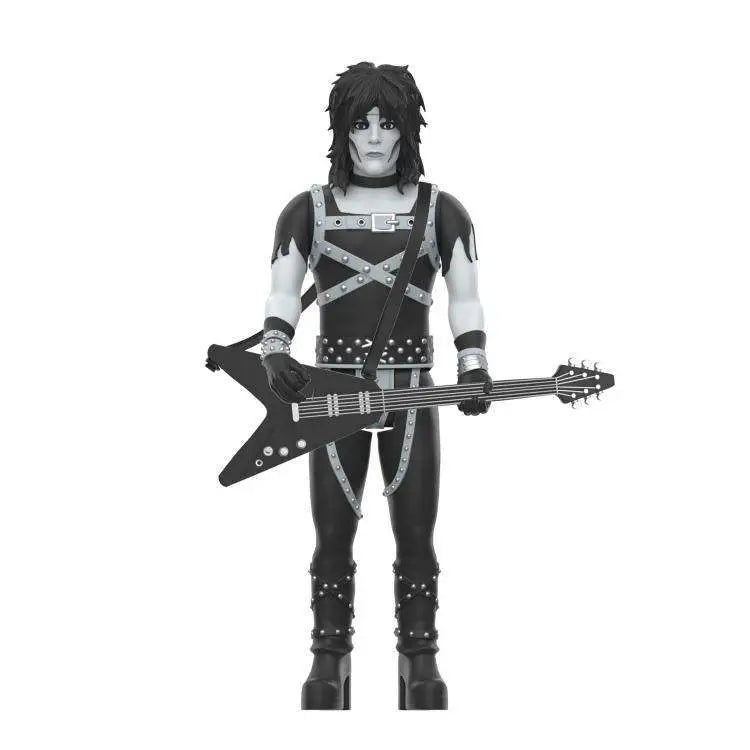 MOTLEY CRUE REACTION MICK MARS SHOUT AT THE DEVIL B&W FIGURE