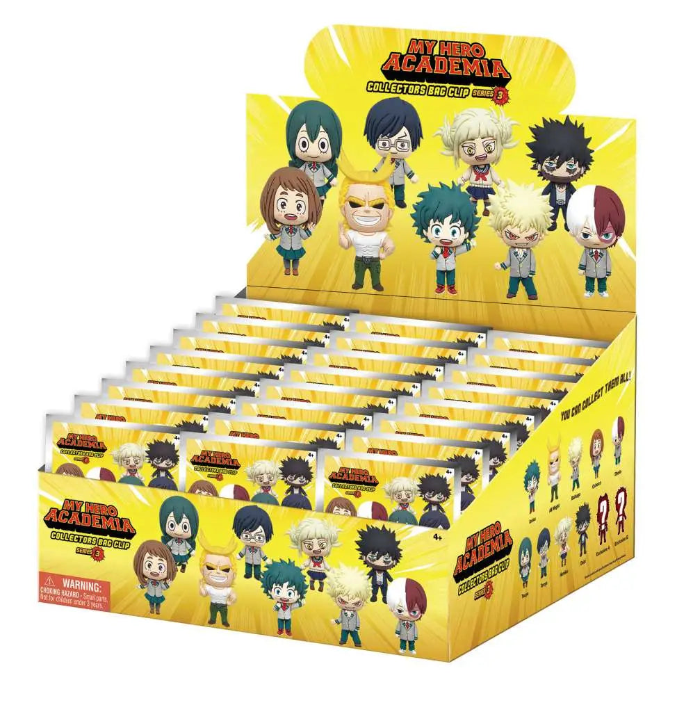 MY HERO ACADEMIA  S.3 BAG CLIP BLIND BOX DISPLAY (24)