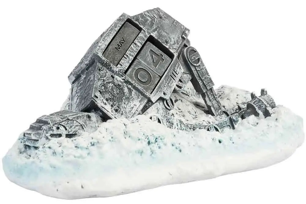 STAR WARS  ATAT WALKER DESTROYED 3D PERPETUAL CALENDAR