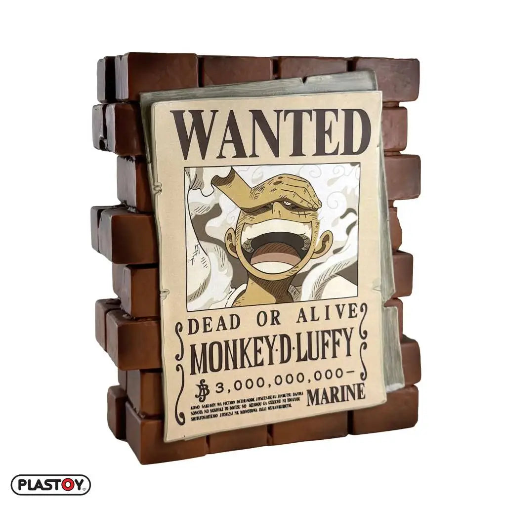 ONE PIECE POSTER WANTED LUFFY MONEY BOX