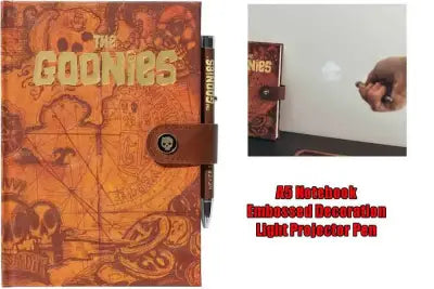 THE GOONIES THE TREASURE MAP NOTEBOOK