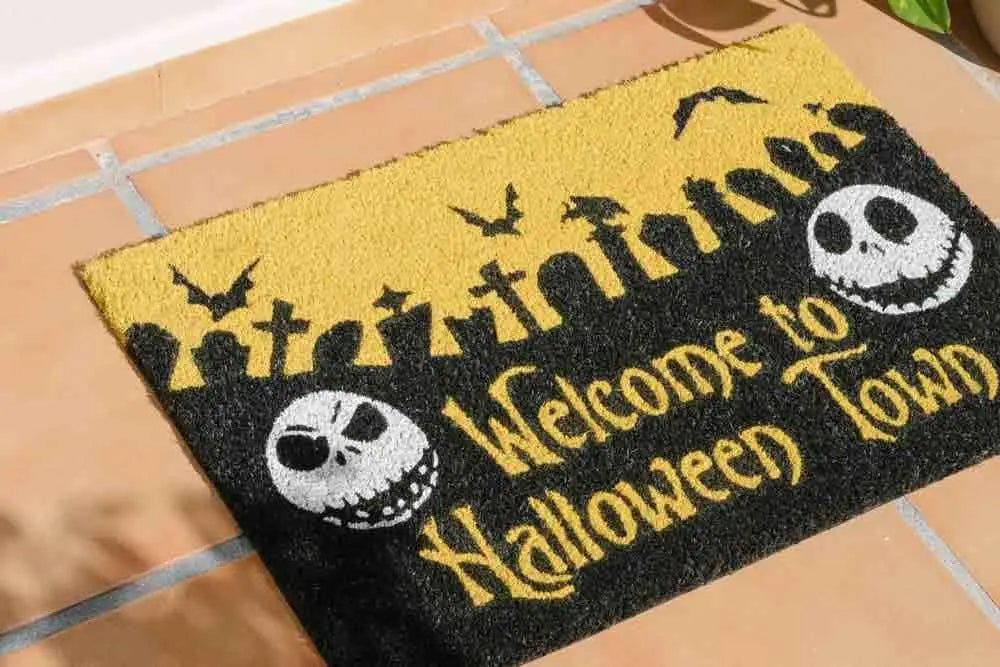 THE NIGHTMARE BEFORE CHRISTMAS HALLOWEEN TOWN DOORMAT