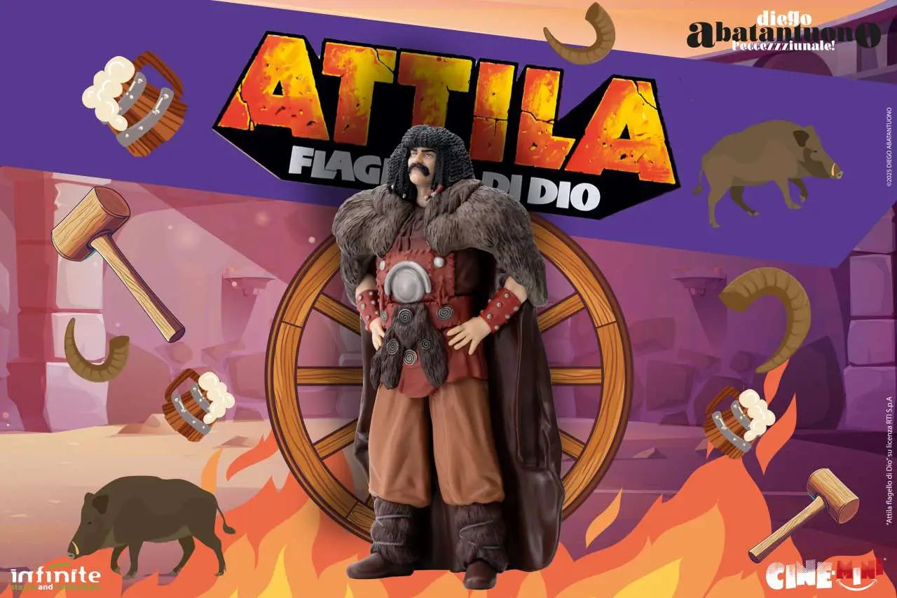 DIEGO ABATANTUONO ATTILA IL FLAGELLO DI DIO CINE-MINI PVC