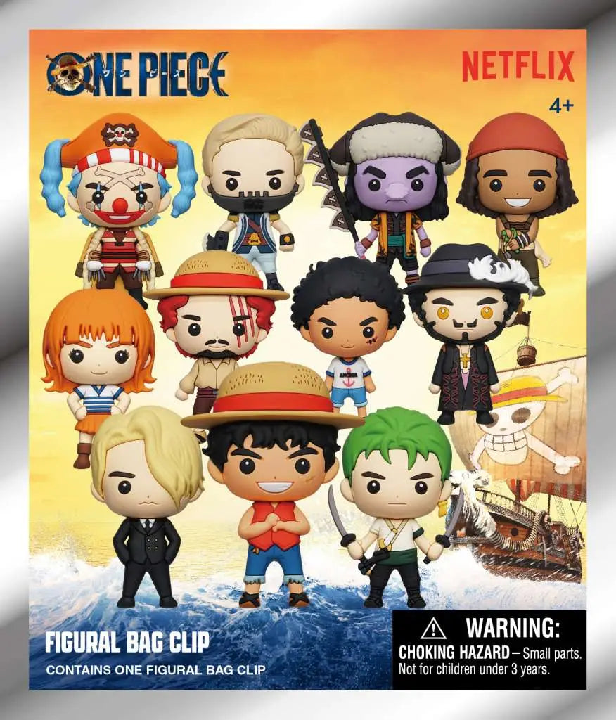 ONE PIECE NETFLIX SERIES 1 BAG CLIP BLIND BOX DISPLAY (24)