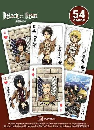 MANGACARDS ATTACK ON TITAN PLAYING CARDS