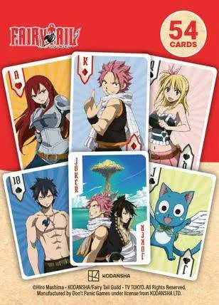 MANGACARDS FAIRY TAIL PLAYING CARDS