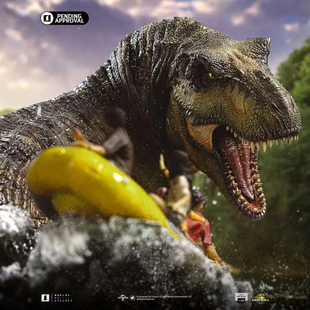 JURASSIC WORLD REBIRTH T-REX RIVER SCENE 1/20 STATUE