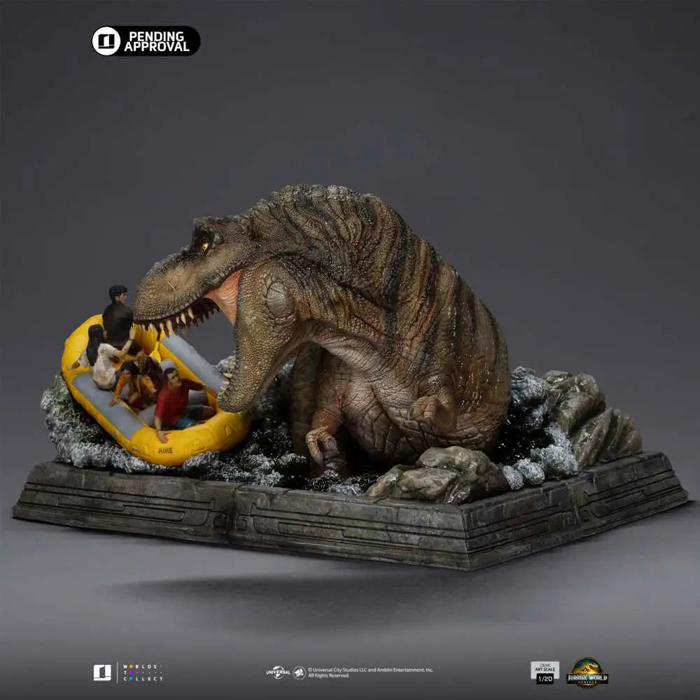 JURASSIC WORLD REBIRTH T-REX RIVER SCENE 1/20 STATUE