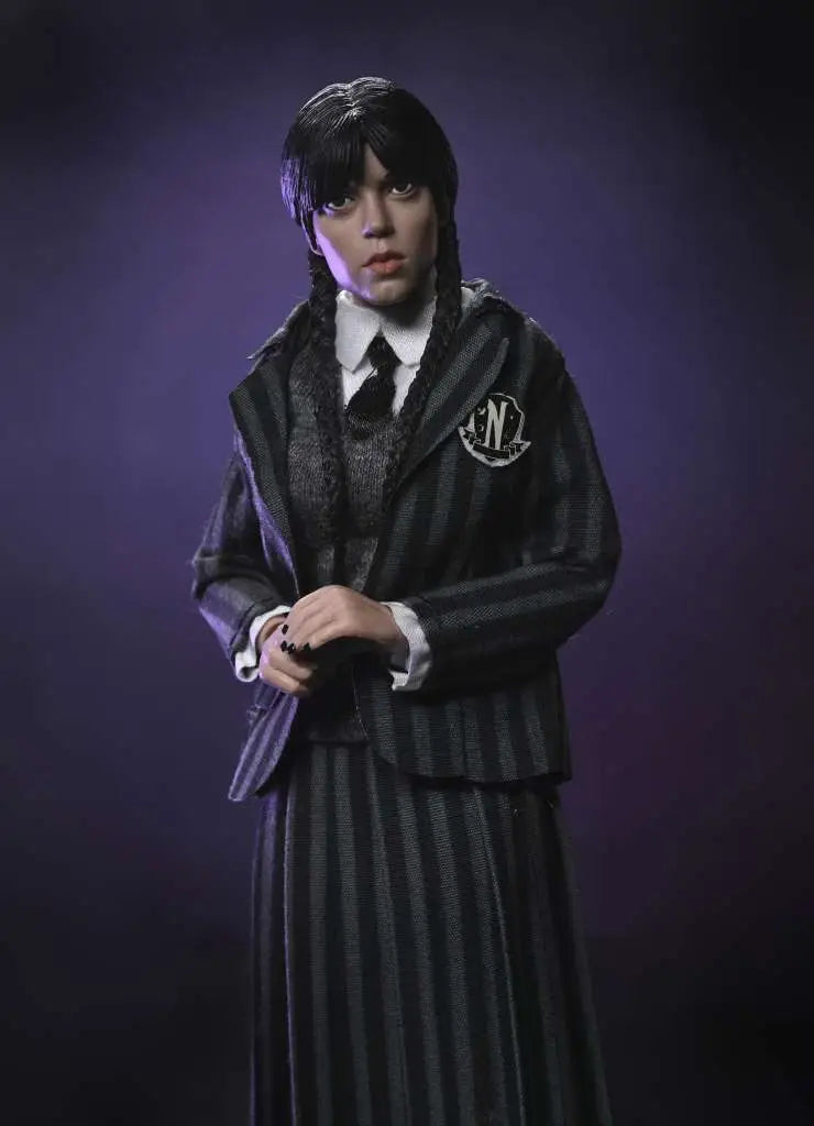 WEDNESDAY ENID & WEDNESDAY NEVERMORE UNIFORM 2-PACK CLOTHED AF