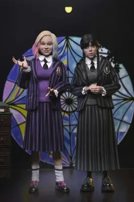 WEDNESDAY ENID & WEDNESDAY NEVERMORE UNIFORM 2-PACK CLOTHED AF