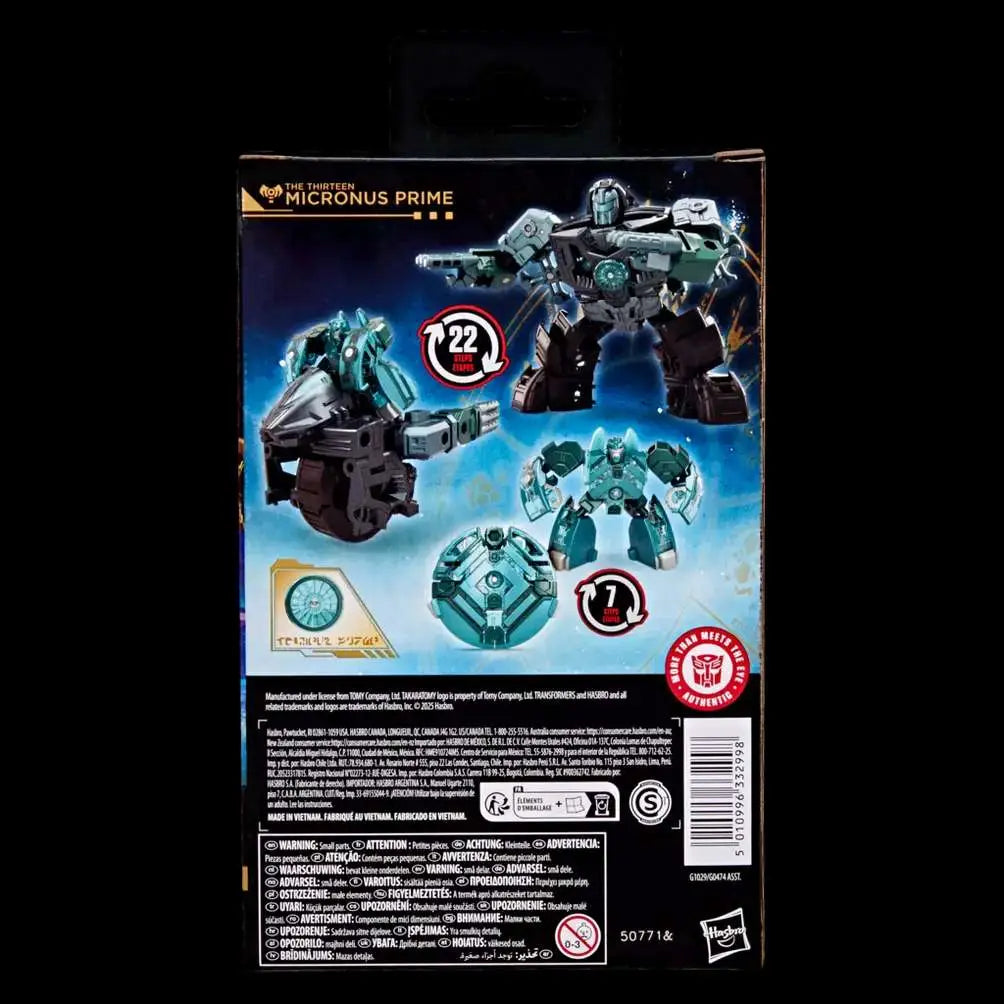 TRANSFORMERS GENERATION AGE OF THE PRIMES MICRONUS ACTION FIGURE