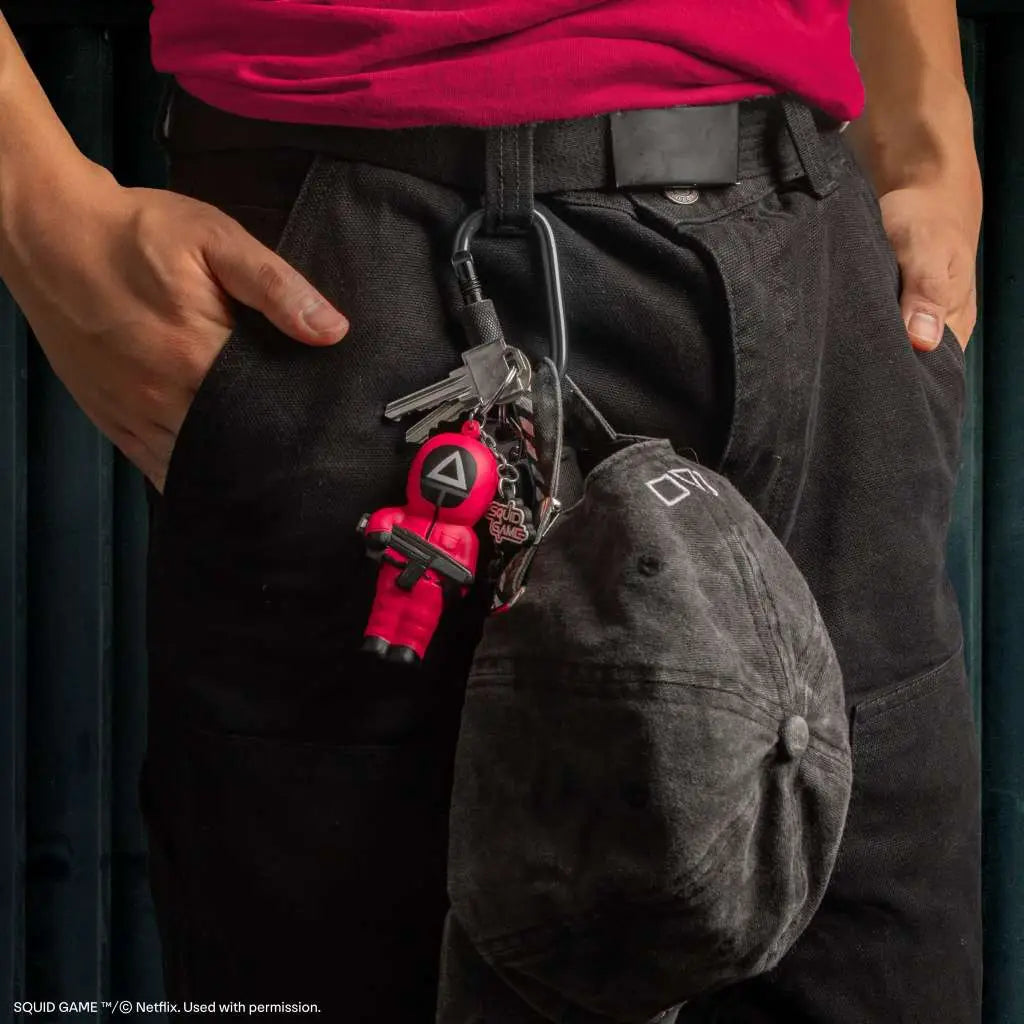 SQUID GAME SOLDIER SQUISHY KEYCHAIN
