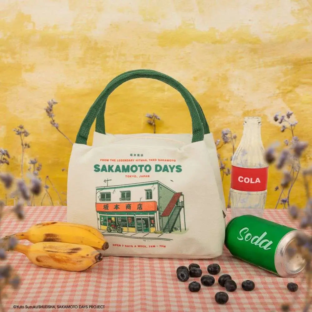 SAKAMOTO DAYS THE LEGENDARY HITMAN WHITE THERMAL LUNCH BAG