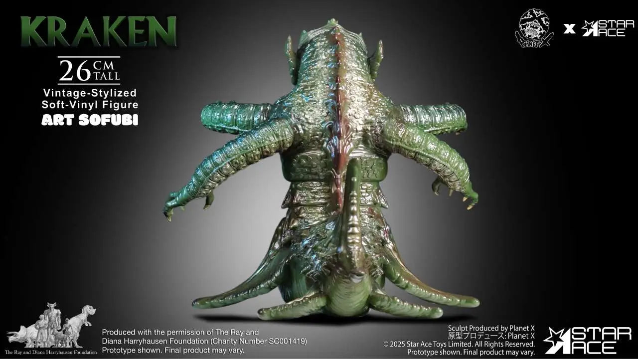 RAY HARRYHAUSEN KRAKEN VINTAGE-STYLED SOFT-VINYL STATUE