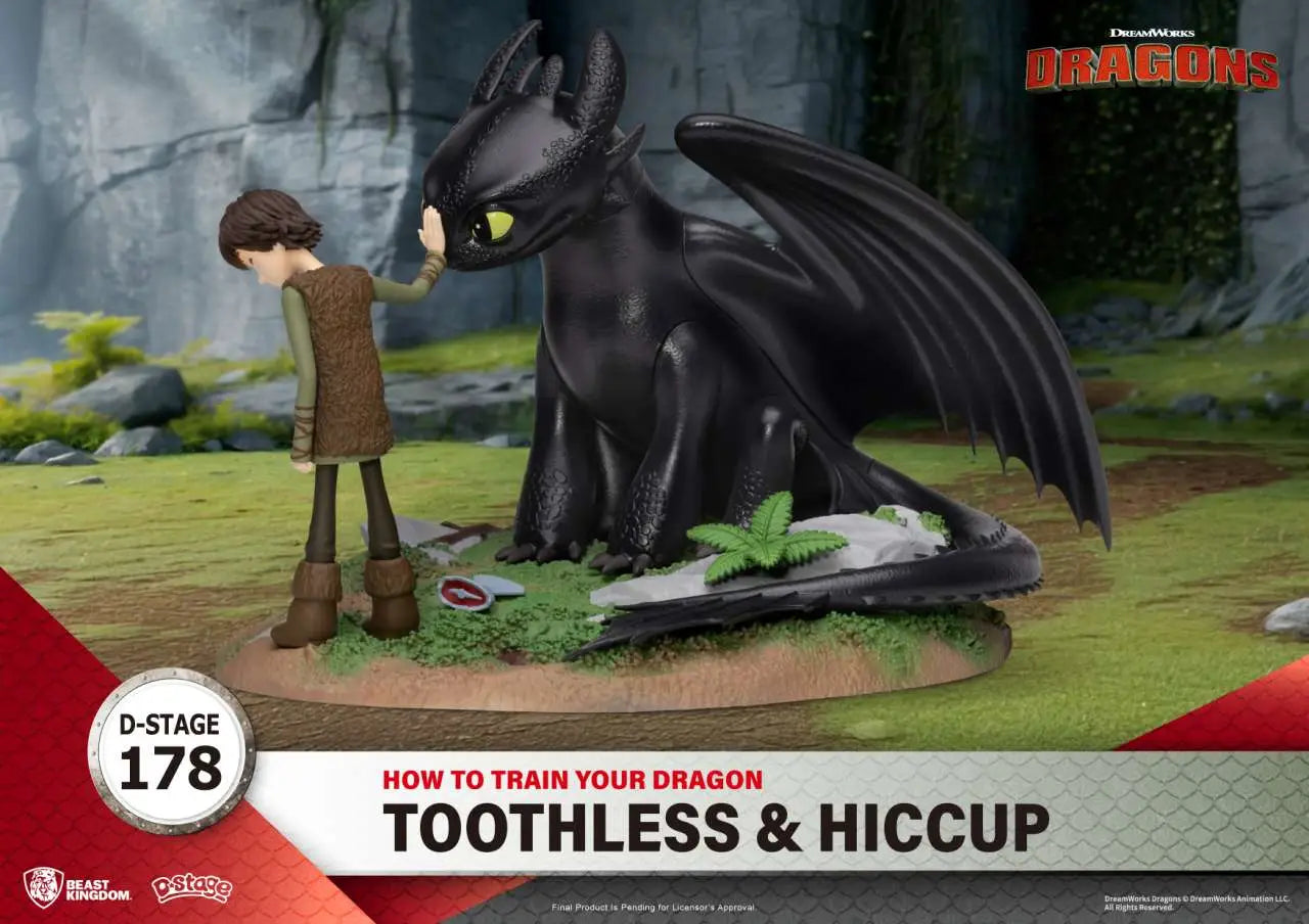 HOW TO TRAIN YOUR DRAGON TOOTHLESS & HICCUP