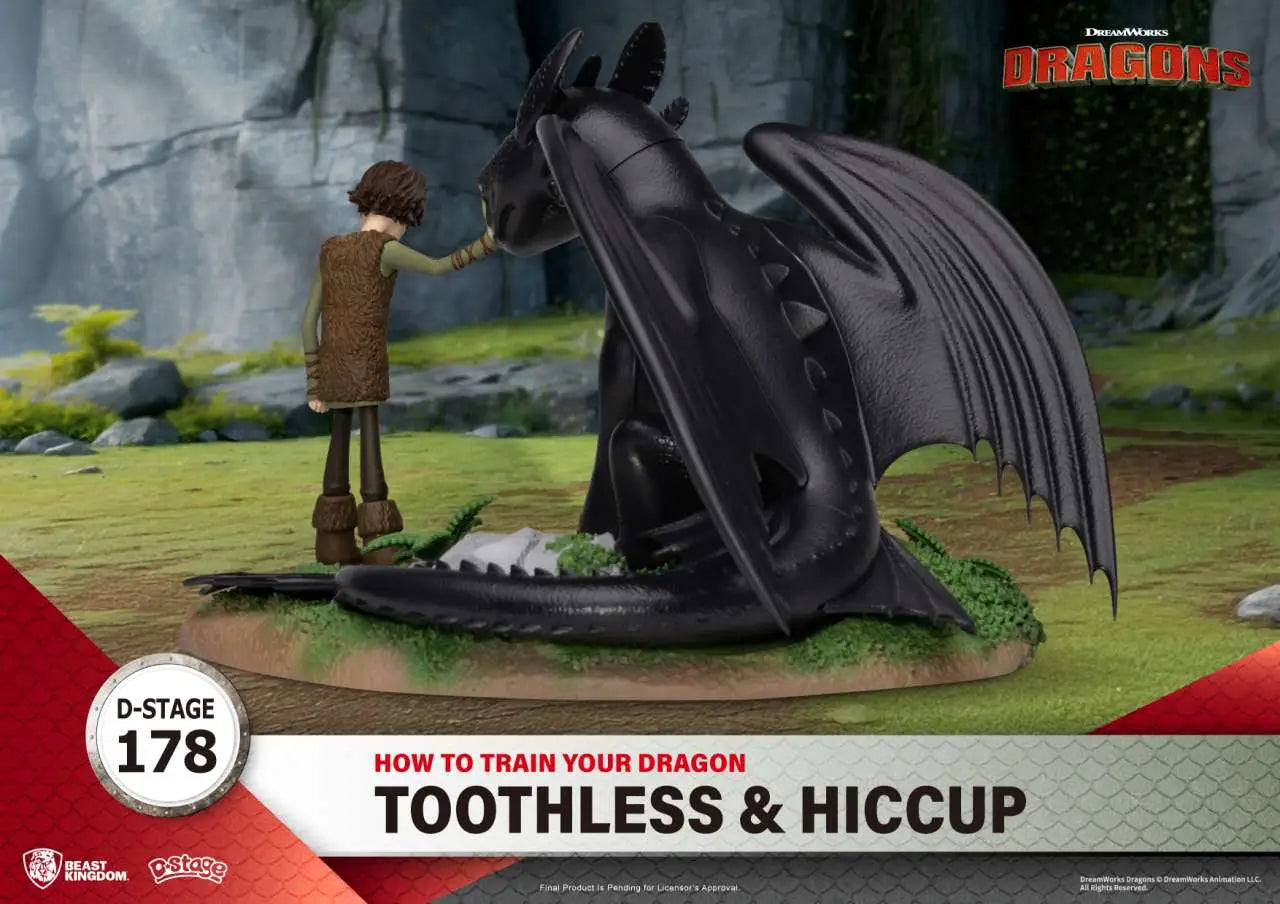 HOW TO TRAIN YOUR DRAGON TOOTHLESS & HICCUP