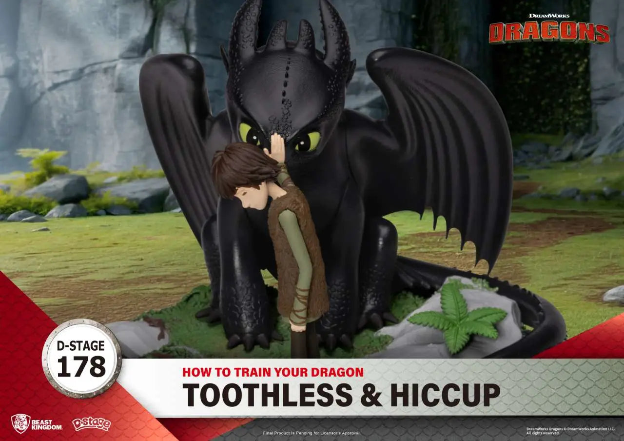 HOW TO TRAIN YOUR DRAGON TOOTHLESS & HICCUP