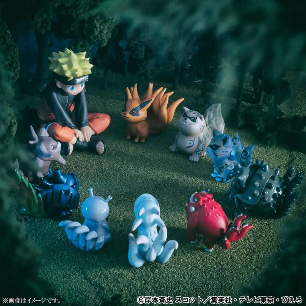 NARUTO SHIPPUDEN GAIDEN UZUMAKI NARUTO & BIJU GEM SET STATUE