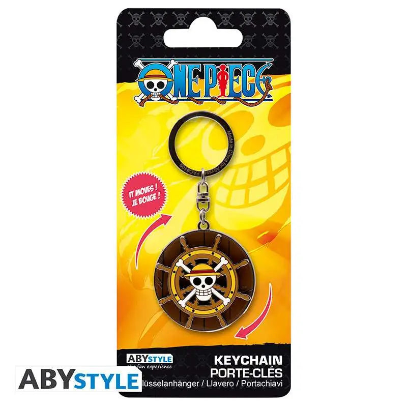 ONE PIECE THOUSAND SUNNY'S HELM MOVING KEYCHAIN