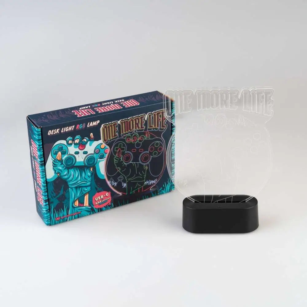 GAMERATION ONE MORE LIFE DESK LED LAMP