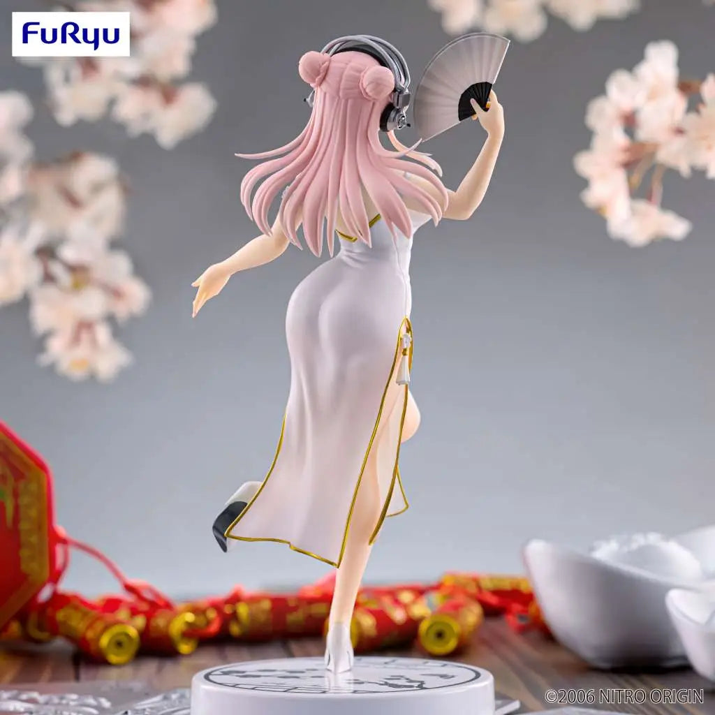 SUPER SONICO WHITE CHINA DRESS TRIO-TRY-IT FIG