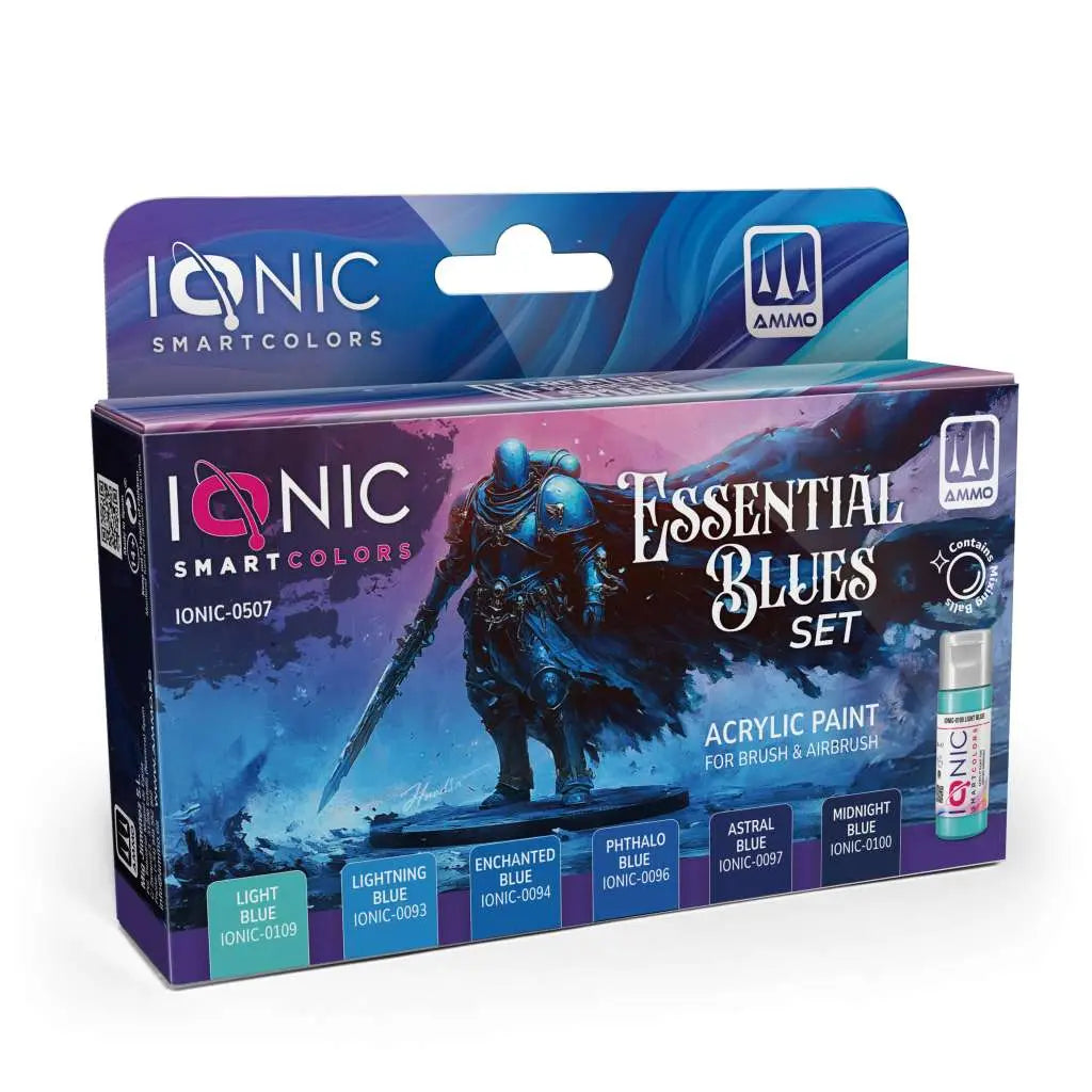 IONIC ESSENTIAL BLUES PAINT SET