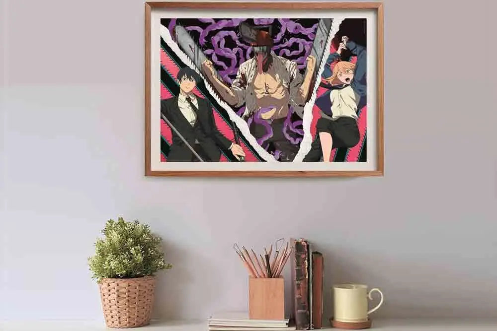 ANIME PUZZLE COLLECTION - CUBE500 - CHAINSAW MAN: TRIO - JIGSAW PUZZLE 500 PCS