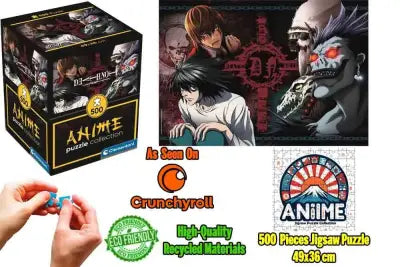 DEATH NOTE LOGO ANIME COLLECTION CUBE BOX PUZZLE 500 PCS