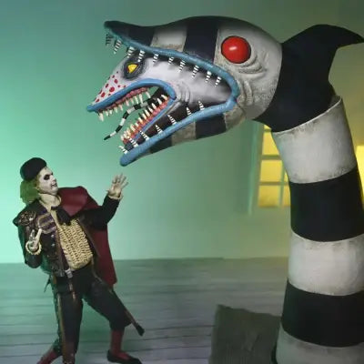 BEETLEJUICE 2 ULTIMATE MATADOR BEETLEJUICE AND SANDWORM ACTION FIGURE 2-PACK