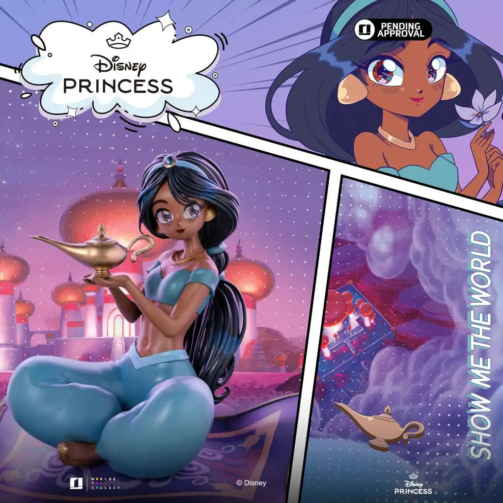 DISNEY'S ANIME PRINCESS JASMINE PVC STATUE