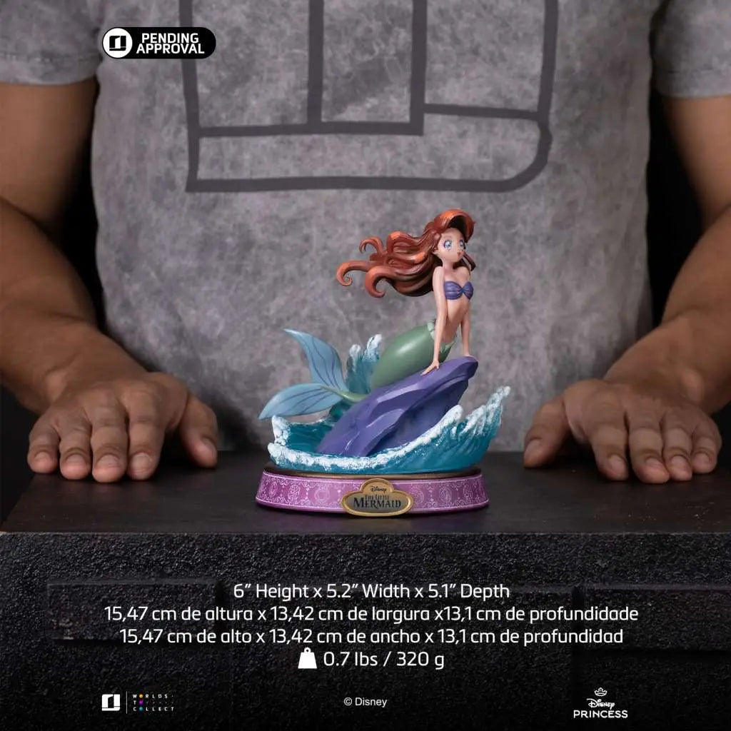 DISNEY'S ANIME PRINCESS ARIEL PVC STATUE
