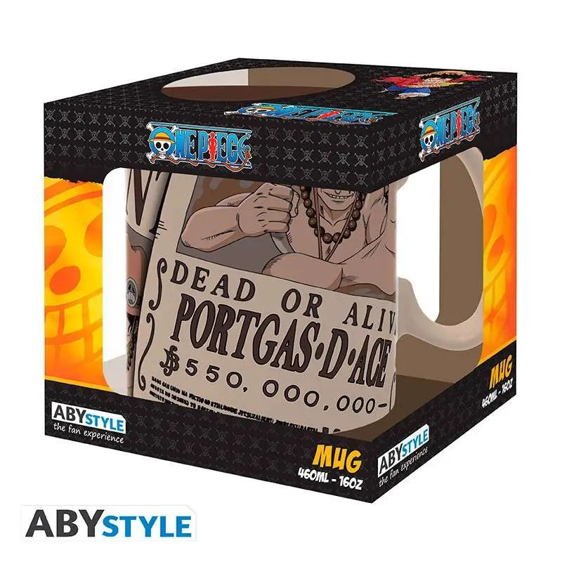 ONE PIECE WANTED ACE MUG