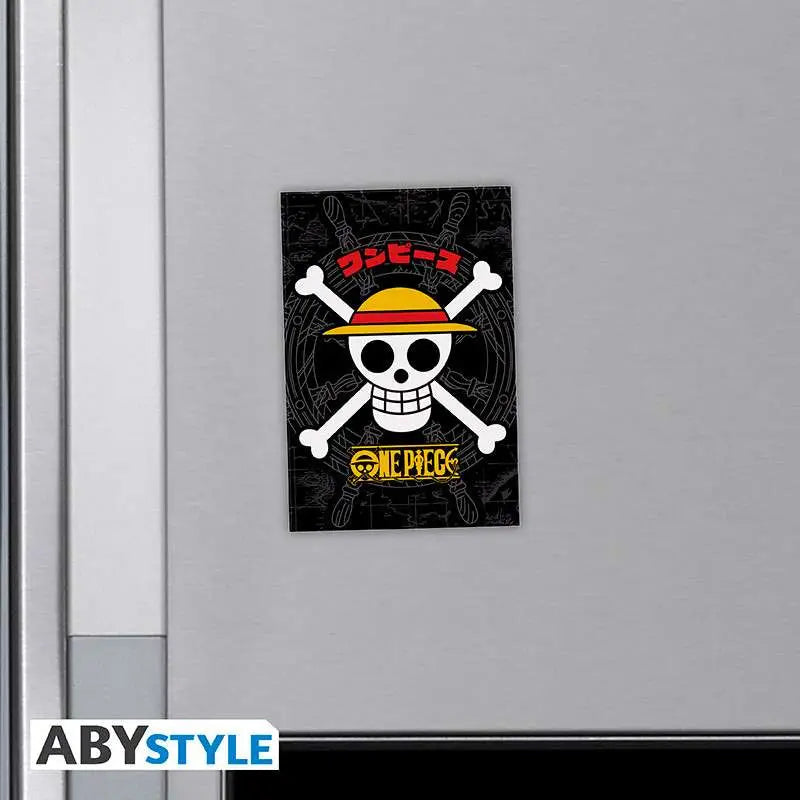 ONE PIECE STRAWHAT SKULL STANDARD MAGNET