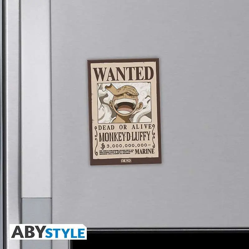 ONE PIECE WANTED LUFFY STANDARD MAGNET