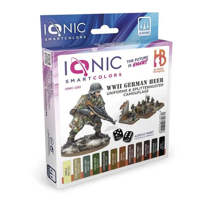 IONIC WWII GERMAN HEER UNIFORMS AND SPLITTERMUSTER CAMO PAINT SET